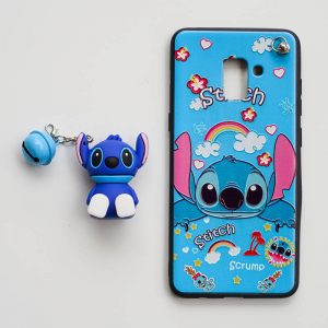 เคส A8+ 2018 สติช Stitch ตุ๊กตาตั้งได้