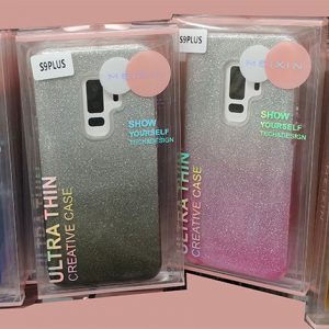 เคส S9, S9+ กากเพชร ผิวแก้ว Glister ไล่สี