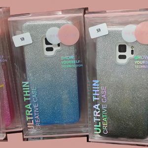 เคส S9, S9+ กากเพชร ผิวแก้ว Glister ไล่สี