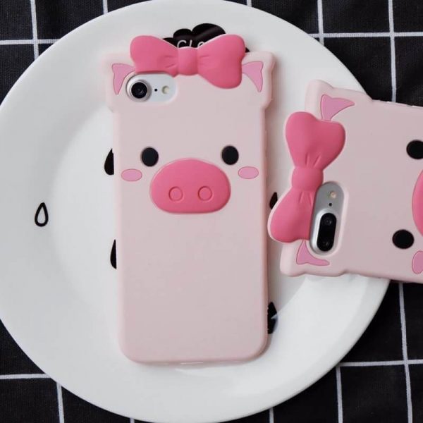 เคสหมูติดโบว์ หลายรุ่น