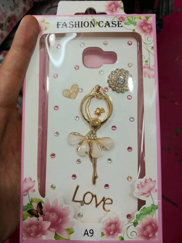 เคสเรซิ่น ประดับเพชร ติดแหวนทอง A9