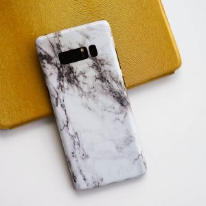 เคส Note8 TPU ลายหินอ่อน เงา สกรีนคมชัด สีดำ ขาว น้ำตาล