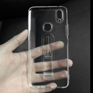 เคส Vivo V9 TPU ใส ซ่อนขาตั้ง ตั้งได้