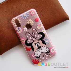 เคส V9 กากเพชร ลายมินนี่