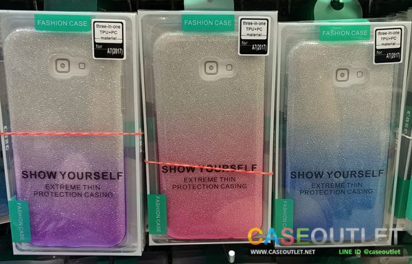 เคส Galaxy A7 2017 กากเพชร Glister ไล่สี