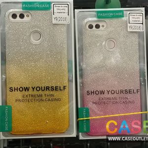 เคส Galaxy Y9 2018 กากเพชร Glister ไล่สี