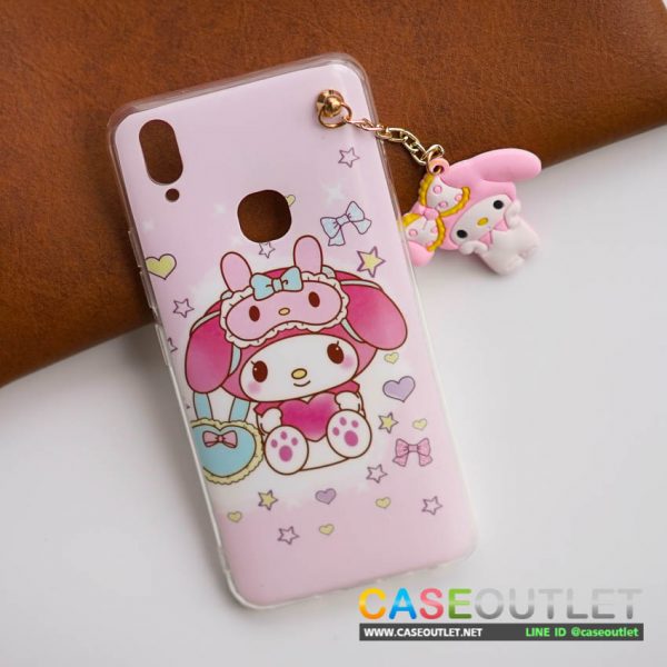 เคส V9 TPU นิ่ม พร้อมตุ๊กตาห้อย