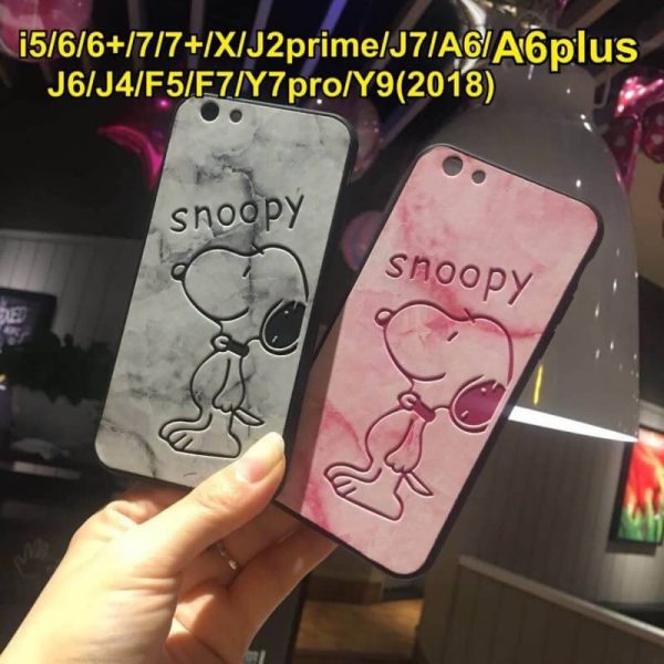 เคส snoopy ลายหินอ่อน มี 2 สี