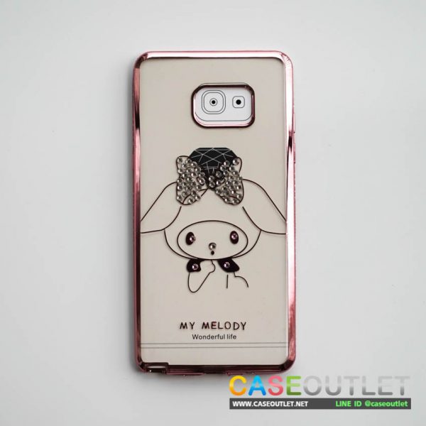 เคส Note FE TPU ใส ขอบเพชร