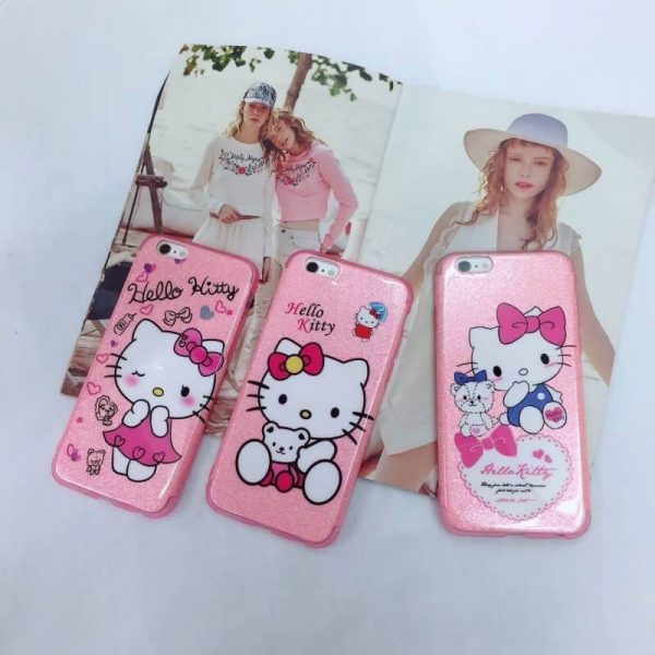 เคสกลิตเตอร์กากเพชรลาย Kitty มี 3 ลาย