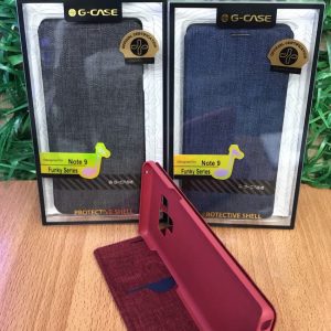 เคสฝาพับ Note9 G Case หนังผ้า 3 สี