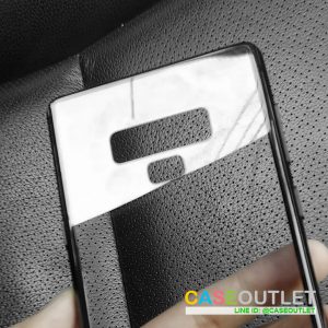 เคส Note9 หลังแข็งใส ขอบ TPU ยาง นิ่ม สีๆ