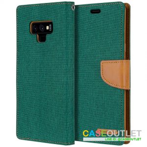 เคส Note9 ฝาพับ Goospery Canvas Diary