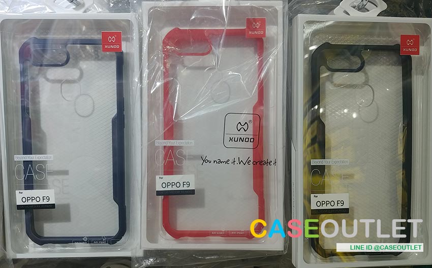 เคส Oppo F9 Xundd ของแท้ หลังใส ขอบยาง กันกระแทก