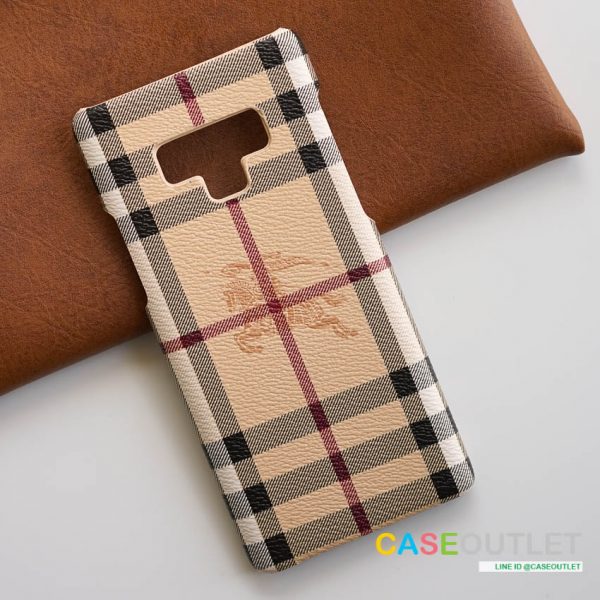 เคส Note9 หนัง burberry เบอร์เบอร์รี่