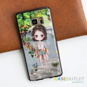 เคส Note FE TPU สกรีนลาย กากเพชร