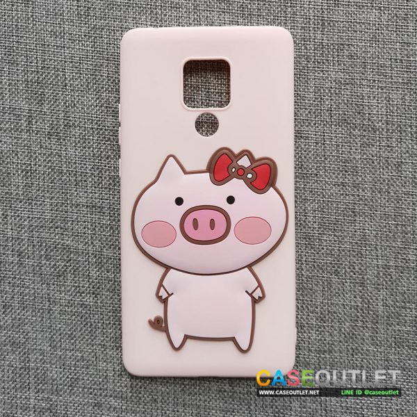 เคส Mate20X ชิลิโคน การ์ตูน หมู นุ่มนิ่ม