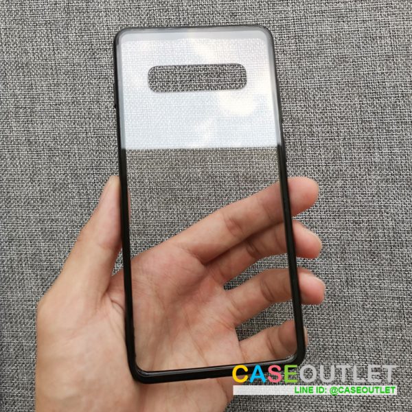 เคส S10+ S10 plus | S10 หลังใส ขอบยาง เป็นเคสแข็งใส ขอบนิ่ม บาง เบา