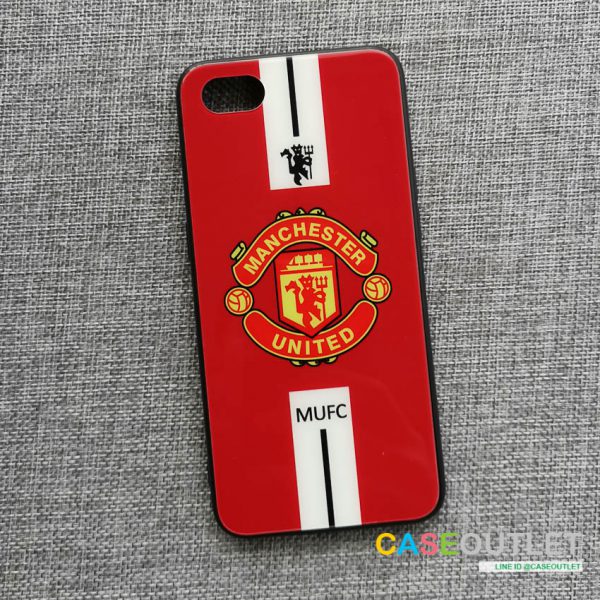 เคส Oppo A1K ขอบยาง หลังกระจก กันรอย แมนยู Man U