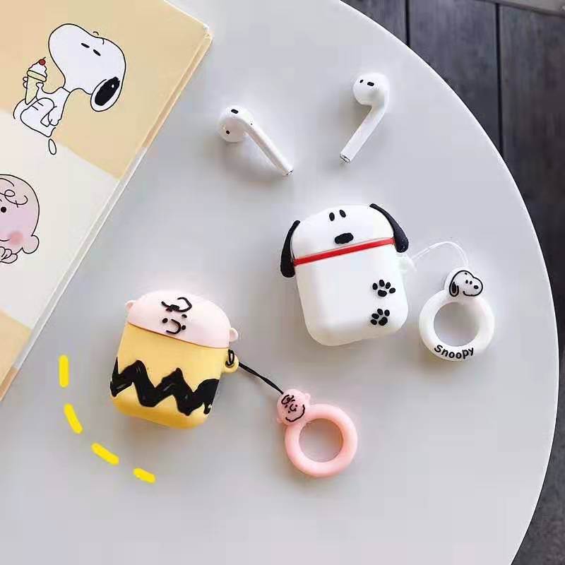 เคส Airpods ชิลิโคน การ์ตูน Snoopy สนูปปี้ น่ารัก กันกระแทก