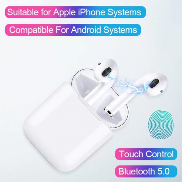 หูฟัง Airpods TWS พร้อมกล่องชาร์จ หูฟังบลูทูธไร้สาย Bluetooth V5.0 หูฟังไร้สาย IPhone