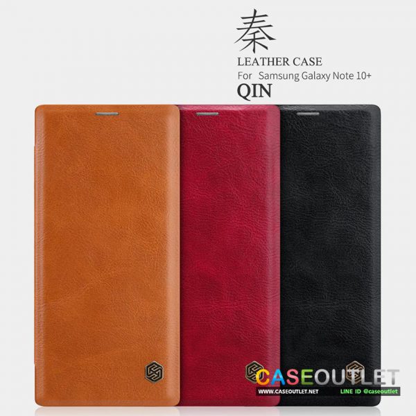 เคส Galaxy Note10plus Note10+ Note 10 ฝาพับหนัง Nillkin รุ่น QIN