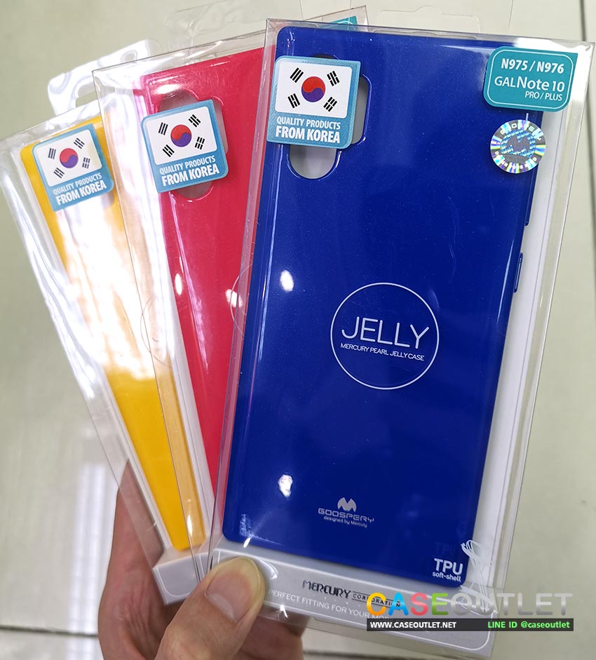 เคส Galaxy Note10 | Note10plus TPU jelly Goospery ของแท้