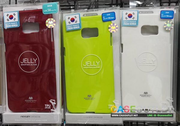 เคส s6edge plus | s6edge+ Goospery 'Mercury' Jelly case