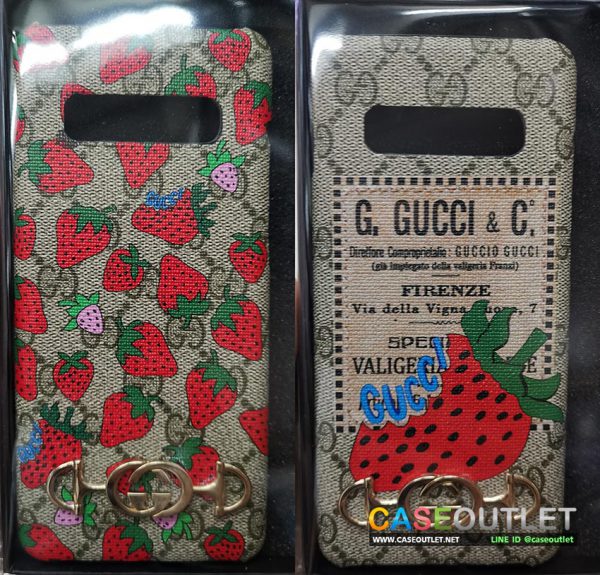 เคส S10 plus s10+ Gucci หนัง สตอเบอรี่ หรู งานสวย