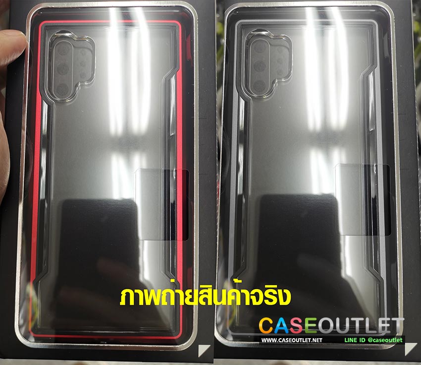 เคส Note10plus Note10+ | Note10 X-doria แท้ หลังใส Clear ขอบโลหะ กันกระแทก