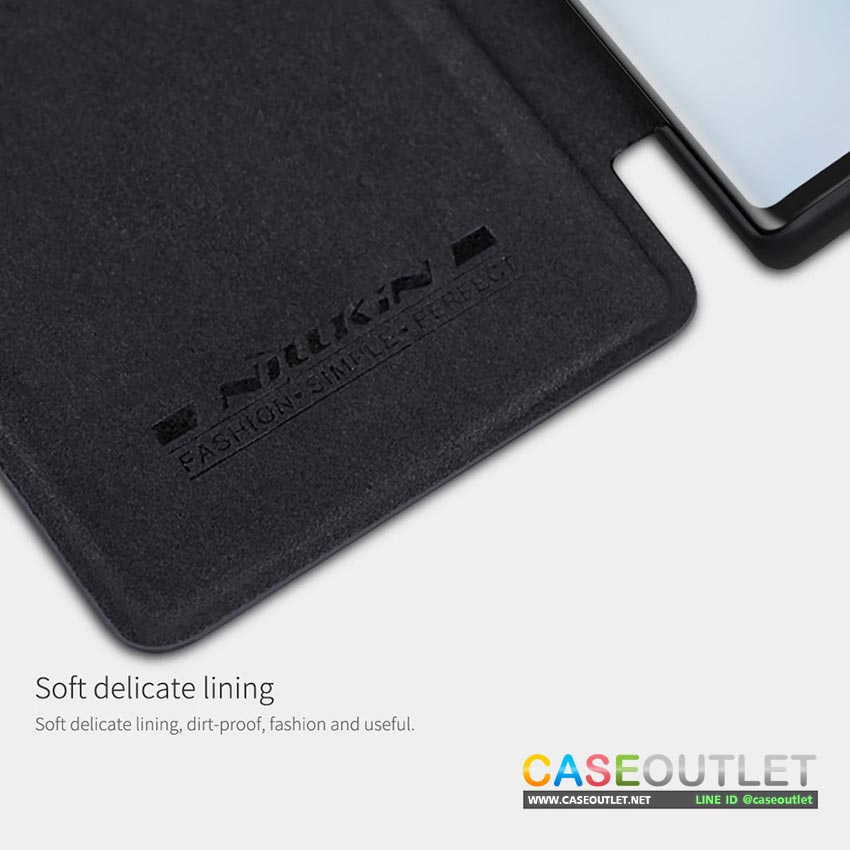 เคส Galaxy Note10plus Note10+ Note 10 ฝาพับหนัง Nillkin รุ่น QIN