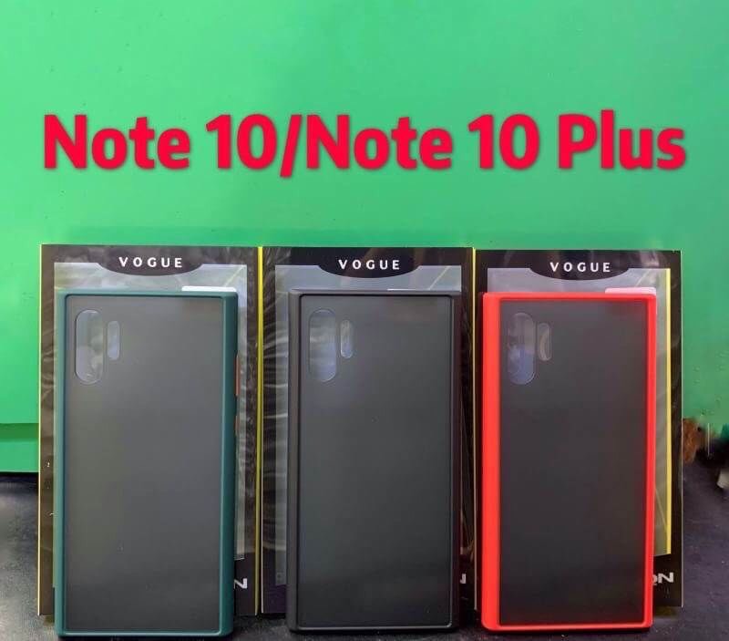 เคส Note10+ | Note10 TPU ขอบสี โชว์หลัง ด้านไม่เป็นรอยนิ้ว