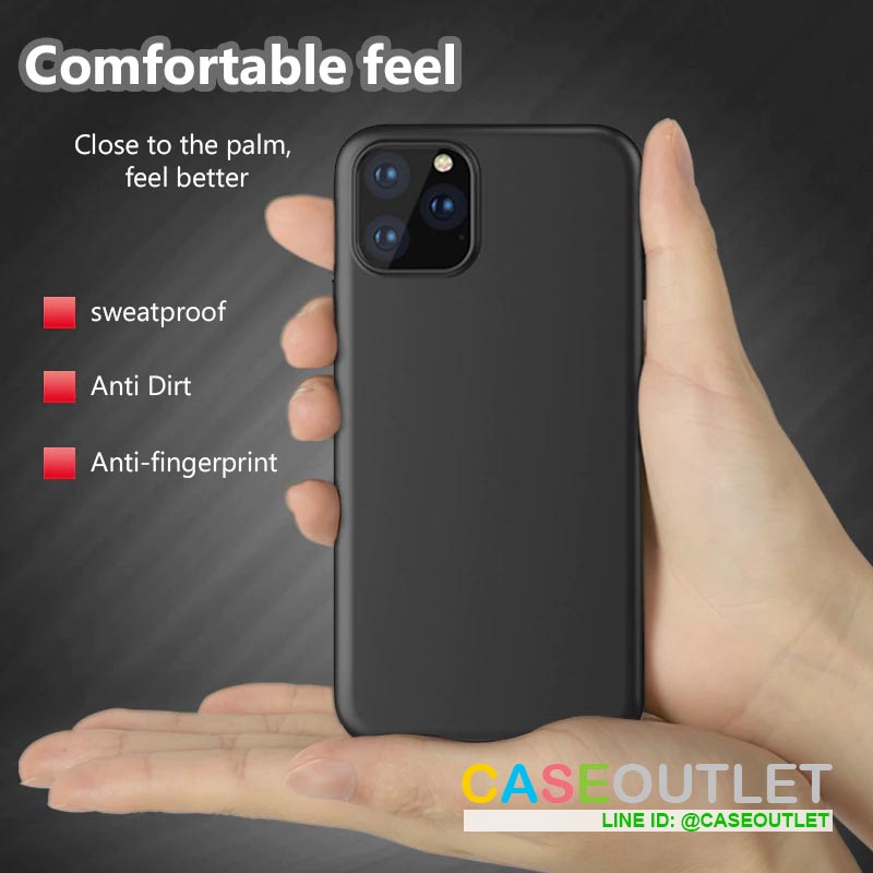 เคส Iphone11 | Iphone11 pro | Iphone11 pro max TPU ดำด้าน ลดรอยนิ้ว