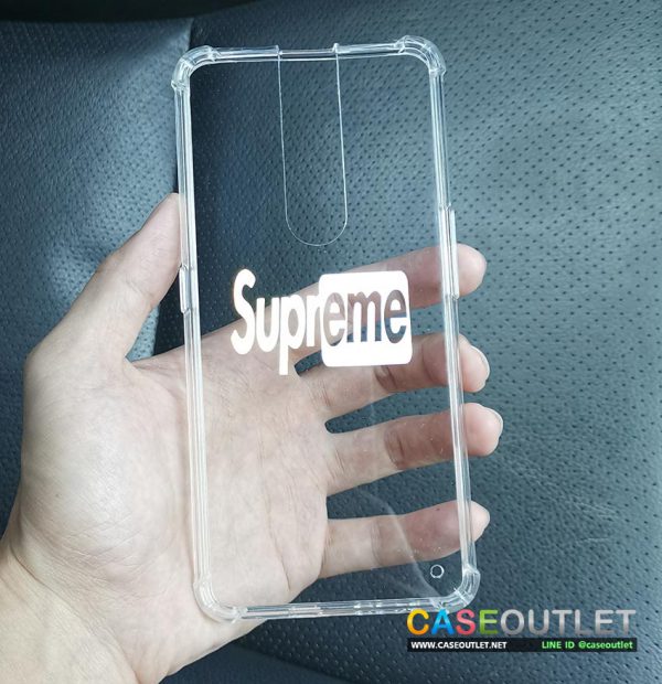 เคส Oppo F11pro Supreme หลังแข็งใส เสริมมุม กันกระแทก