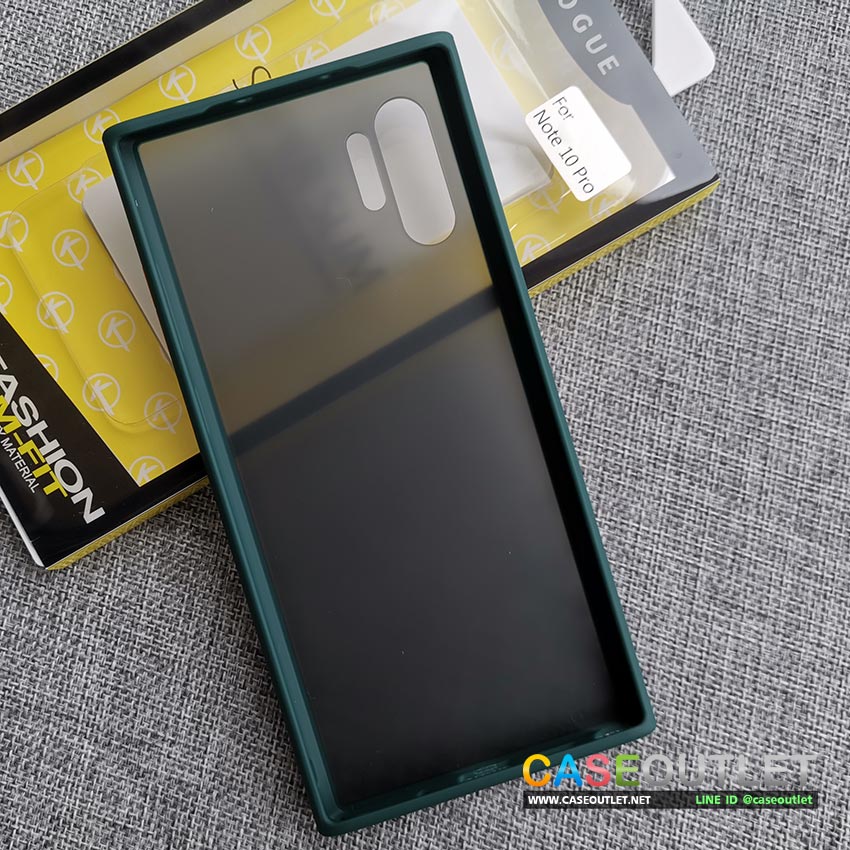 เคส Note10+ | Note10 TPU ขอบสี โชว์หลัง ด้านไม่เป็นรอยนิ้ว