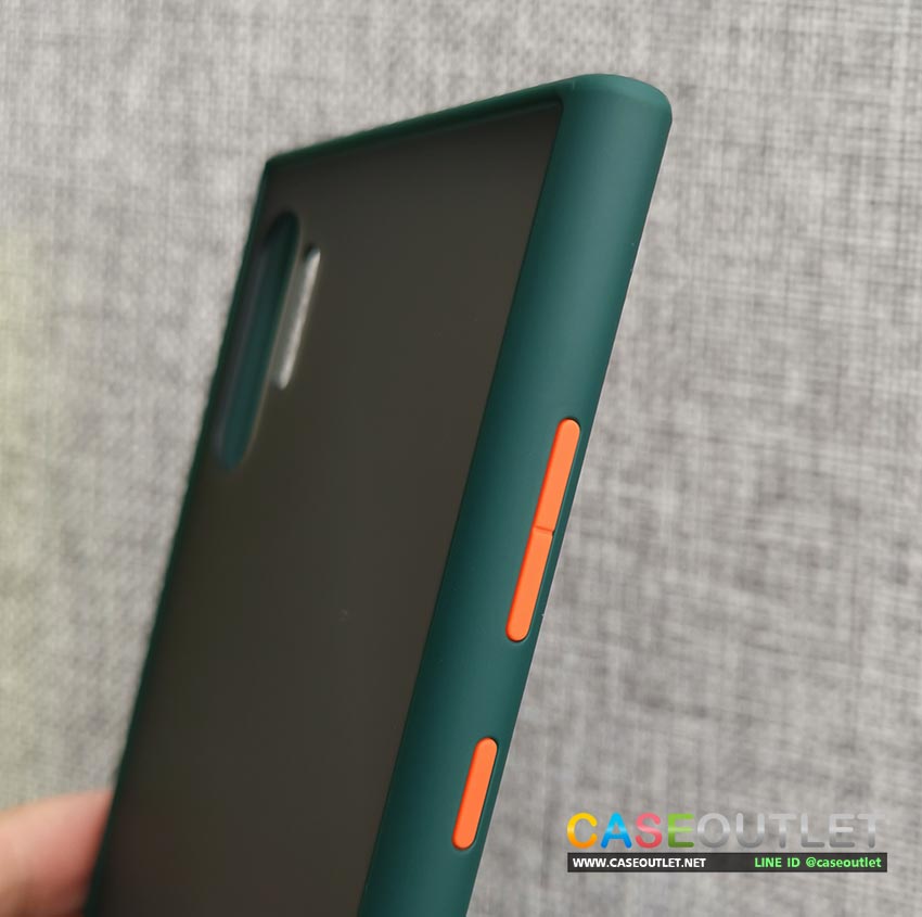 เคส Note10+ | Note10 TPU ขอบสี โชว์หลัง ด้านไม่เป็นรอยนิ้ว