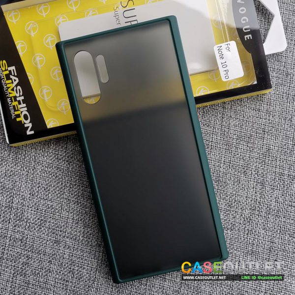 เคส Note10+ | Note10 TPU ขอบสี โชว์หลัง ด้านไม่เป็นรอยนิ้ว