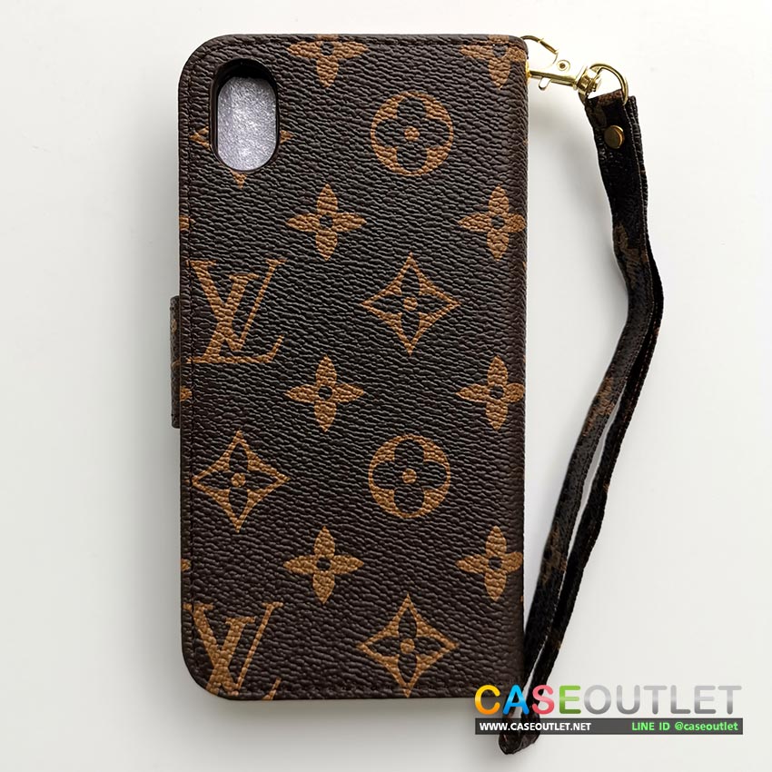 เคส iphone XR ฝาพับหนัง ลายหลุยส์ LV Louis Vuiton