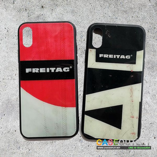 เคส IphoneX | iphone XS หลังกระจก กันรอย ลาย Freitag