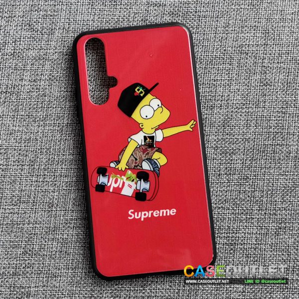 เคส Huawei Nova5t 'Nova 5t' ซิมสัน supreme ขอบยาง ผิวเงา