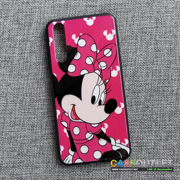 เคส Huawei Nova5t  Nova 5t Minnie มินนี่ี้ ขอบยาง ผิวเงา