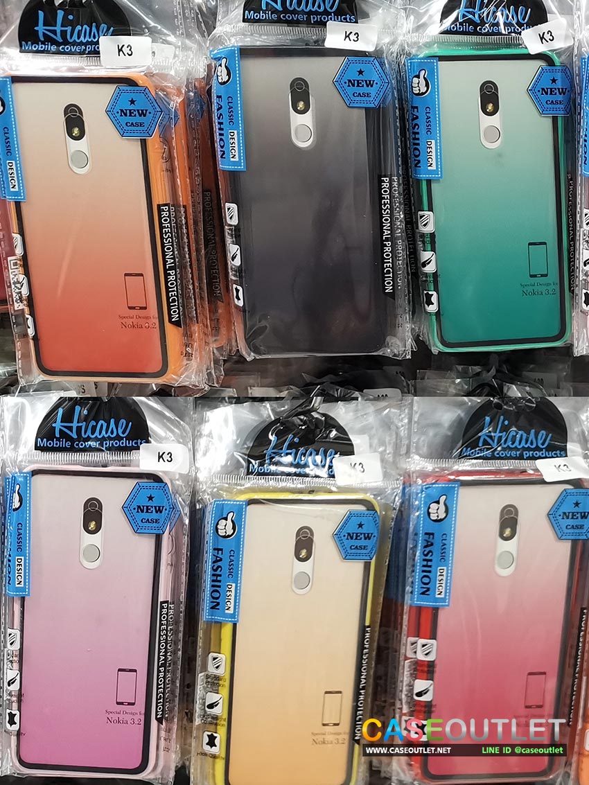 เคส Oppo K3 หลังใส ไล่สี ขอบ TPU สีๆ ปิดช่องชาร์จ