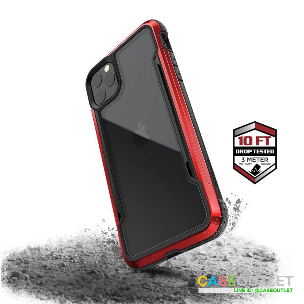 เคส iphone 11 | 11pro | 11pro max X-doria ใส ขอบโลหะ กันกระแทก