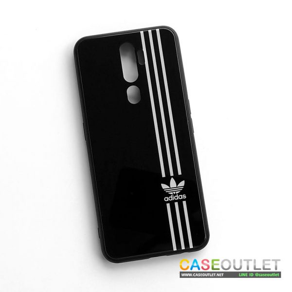 เคส Oppo A9 2020 Adidas หลังกระจก ขอบยาง