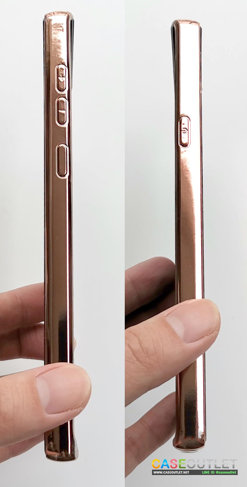 เคส Note9 หลังกระจกเงา Rosegold