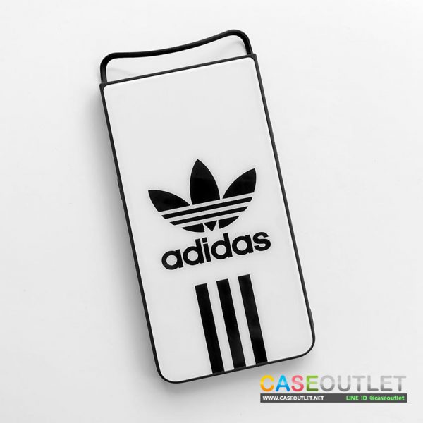 เคส Samsung A80 Adidas หลังกระจก ขอบยาง