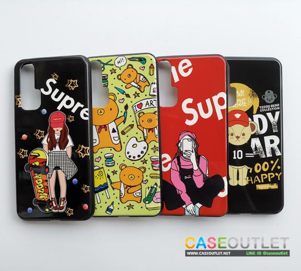 เคส Huawei Nova5t 'Nova 5t' สกรีนลาย การ์ตูน Supreme ขอบยาง ผิวเงา