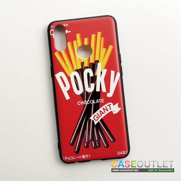 เคส Samsung A10s สกรีนลาย Pocky ขอบยาง ใส่บาง งานสวย