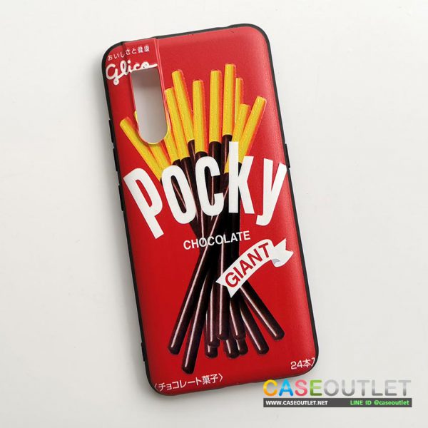 เคส Vivo V15pro สกรีนลาย Pocky ขอบยาง ใส่บาง งานสวย