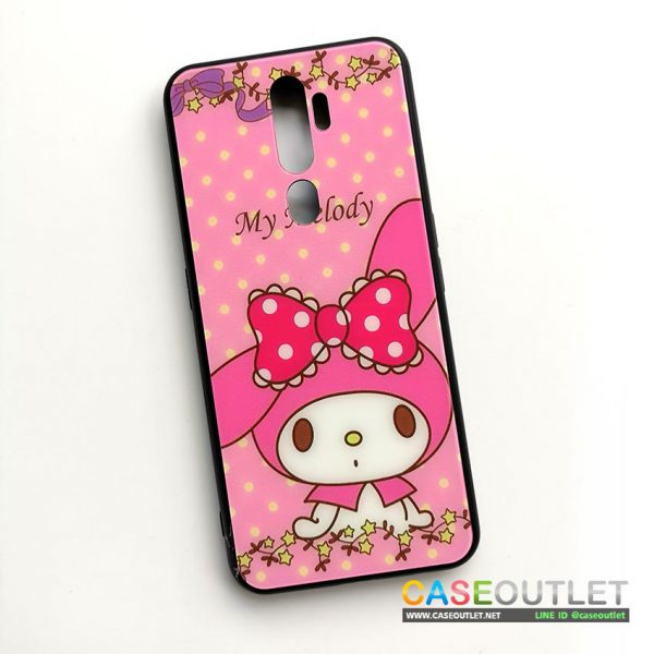 เคส A9 2020 | A5 2020 My melody มาเมโลดี้ หลังกระจก ขอบยาง